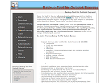 Tablet Screenshot of oe-backup.mailhilfe.de